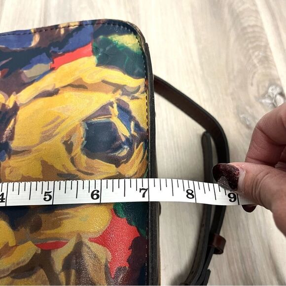 Patricia Nash Purse Women’s Champaign Winter Bloom Floral Leather Crossbody NWT - Picture 16 of 16